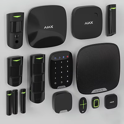 Smart Machines AJAX Security Sensors Control Panels And Home Devices 3d model
