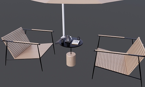 Modern exhibition area outdoor tables and chairs outdoor leisure tables and chairs outdoor dining tables and chairs wrought iron leisure tables and chairs 3d model