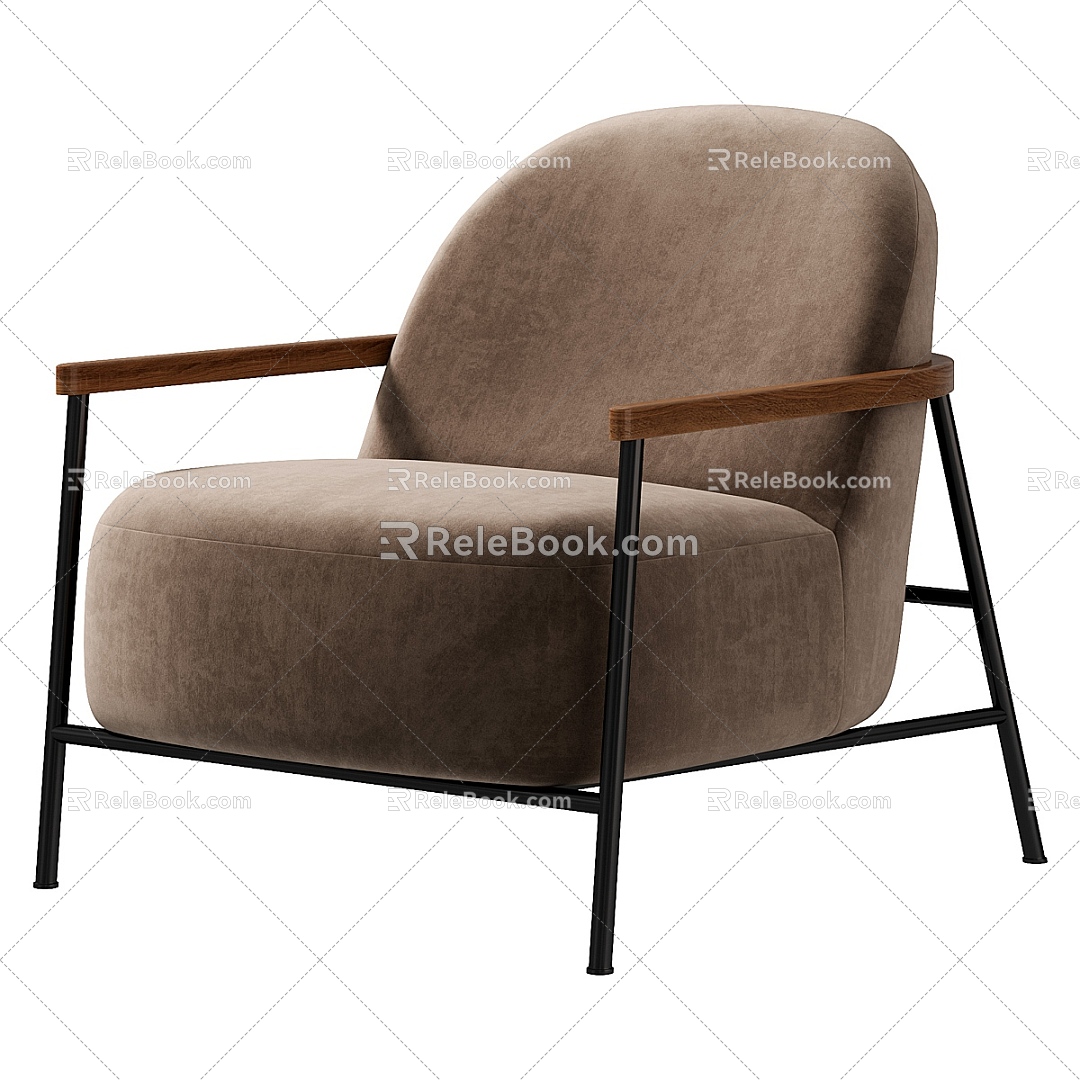 Modern Sofa Chair Leisure Chair 3d model