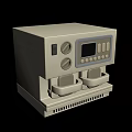 Advanced Medical Device With Digital Display Control Panel Buttons And Dual Trays