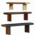 Modern Wooden Stools With Upholstered Seats And Different Design Styles