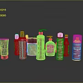 Various Cosmetic And Personal Care Product Bottles With Different Colors Shapes And Pump Dispensers