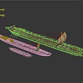 Traditional Wooden Boat Models With Sails In Various Sizes And Handcrafted Design