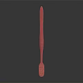 Pink Toothbrush With White And Yellow Bristles For Daily Oral Care
