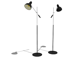 Modern floor lamp technology 3d model