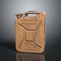 Vintage 20 Liter Fuel Canister With Fuel Label And Test Stamp Details