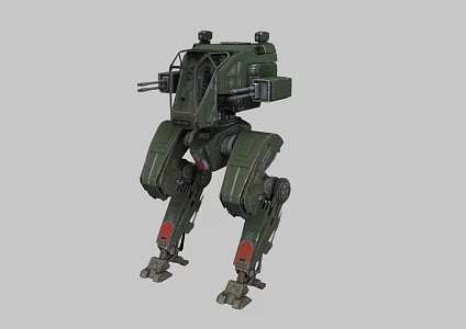 armed robot fighting robot mechanical armor artificial intelligence military robot manned robot 3d model