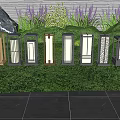 Traditional Chinese Style Outdoor Lights with Hollow Carved Patterns for Garden Lawn Decoration