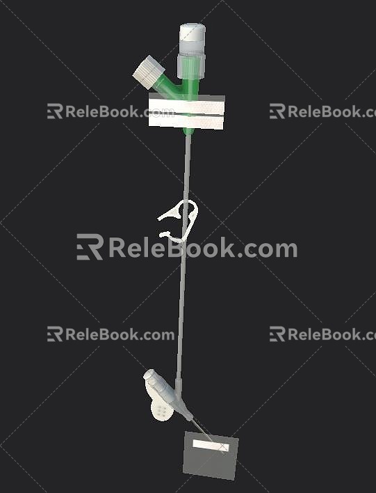 Infusion Supplies Intravenous Indwelling Needle Infusion Device Infusion Sticker Infusion Tube Infusion Needle 3d model