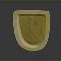 Medieval Shield Ancient Shield Defensive Weapon Ancient Shield Iron Shield Protective Shield Wooden Shield 3d model