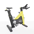 Fitness Sports Equipment Modern Yellow Black Design Exercise Bike And Treadmill For Home Gym