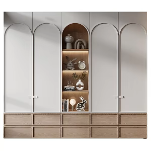 Modern wardrobe 3d model