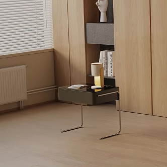 Modern bedside table 3d model