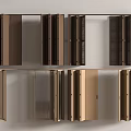 Contemporary Folding Doors Design With Wooden Louvered And Glass Panel Features