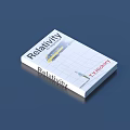 Relativity Book by T.W. Hickory Featuring Scientific Theme and Grid Cover Design