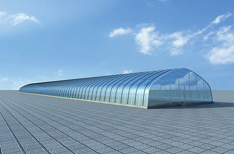 Modern Sunshine Greenhouse 3d model