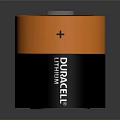 Duracell Ultimate Battery With Orange And Black Casing For Electronic Devices