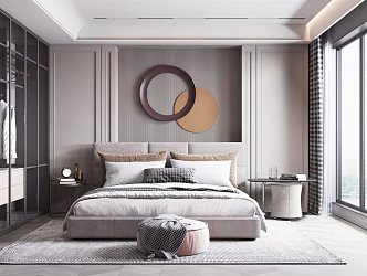 Modern Bedroom 3d model