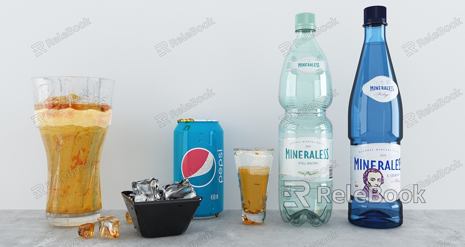 Modern Beverage Drinks Cold Drinks model