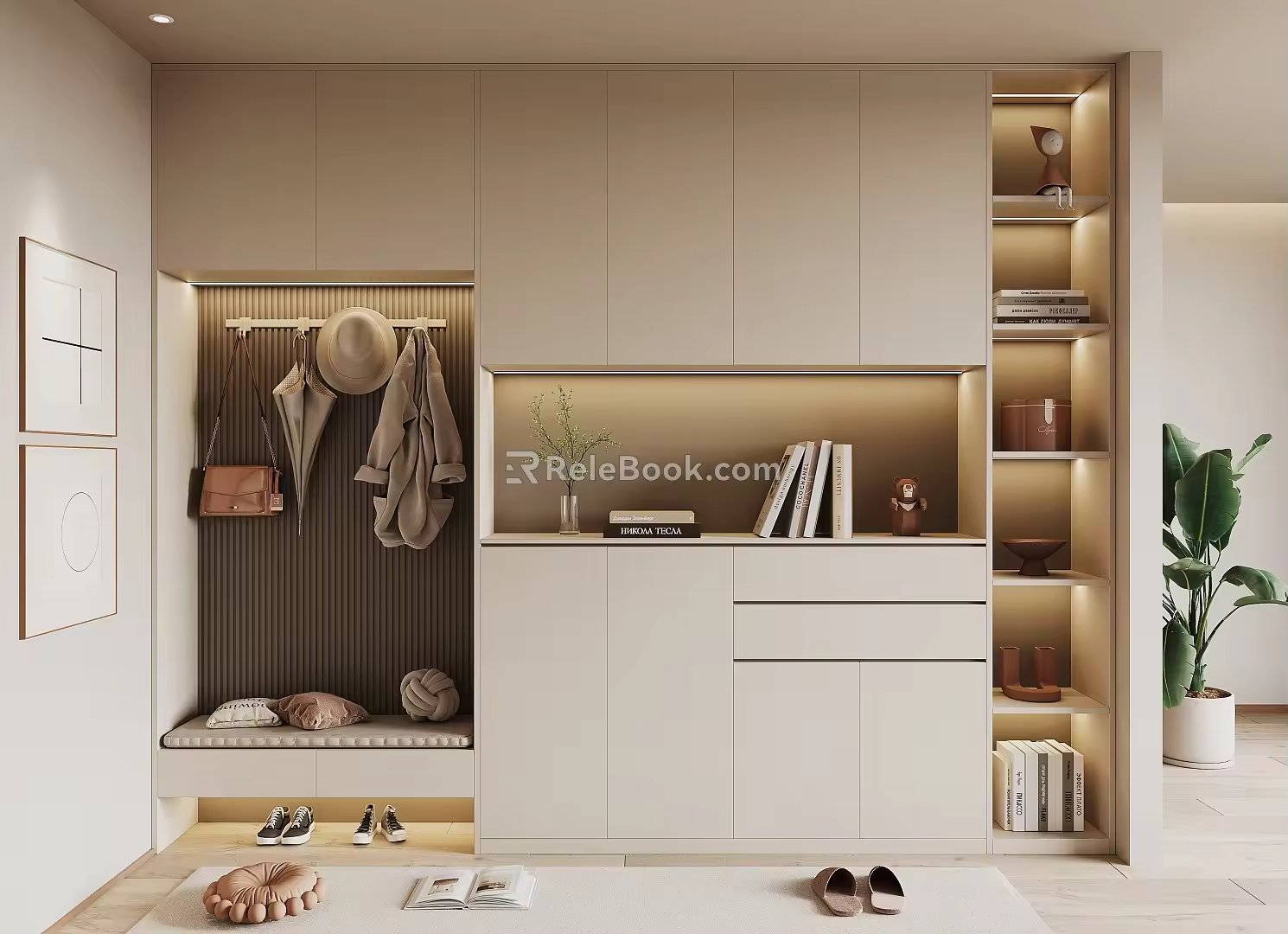 Modern Entrance 3d model