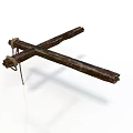 Daily Living Supplies Simple Crossed Wooden Sticks Tied with Rope Stand Tool