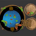 Modern Jar Bath Basin Soup Jar 3d model