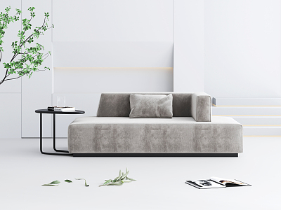 Modern chaise longue 3d model