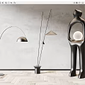 Modern floor lamp Simple floor lamp 3d model
