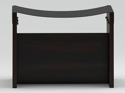 Sleek Modern Functional Desk With Wooden Frame And Smooth Tabletop Design 3d model