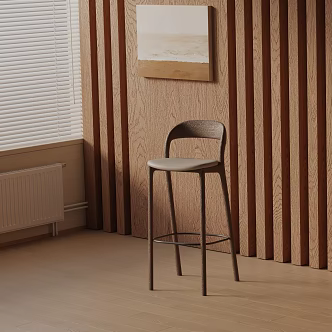 Modern Bar Chair 3d model