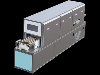 Integrated Industrial Automated Conveyor Equipment System For Manufacturing Production Line 3d model