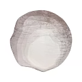 Modern Square Rug With Layered Concentric Circle Design In Gray And White Tones