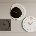Stylish Wall Clocks With Various Designs In Black White Gray On Decorative Wall