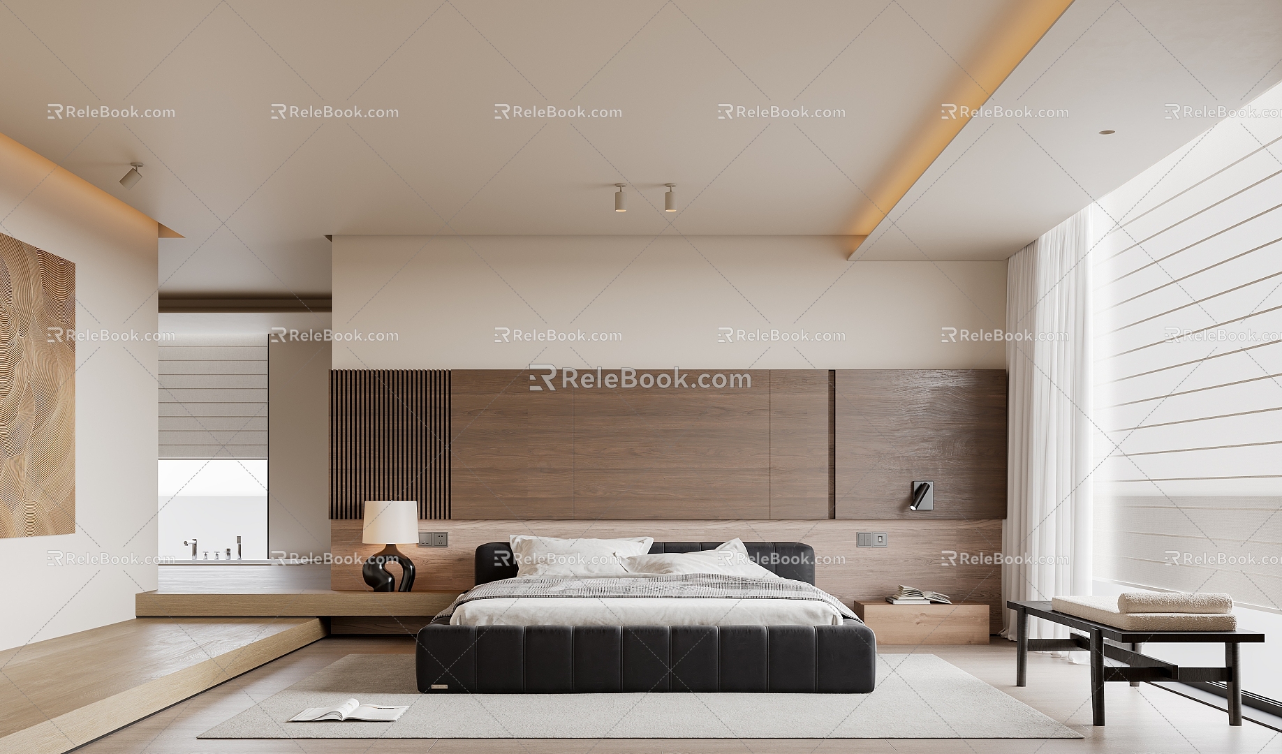 Modern Bedroom 3d model