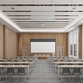 Conference Room Lecture Hall Ladder Classroom 3d model