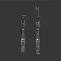 Heavy Duty Industrial Mechanical Equipment With Two Symmetric Gray Metal Arm Structures