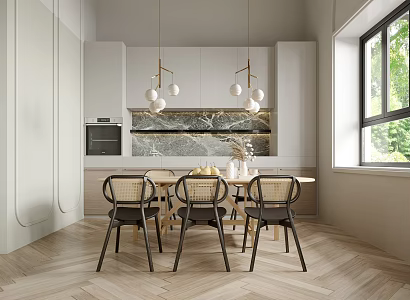 Modern Restaurant 3d model