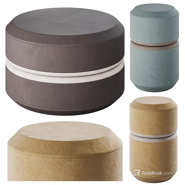Modern Round Coffee Tables In Various Styles 3d model 