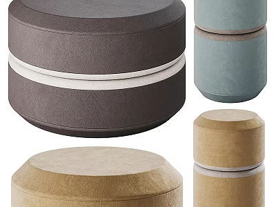 Modern Round Coffee Tables In Various Styles 3d model