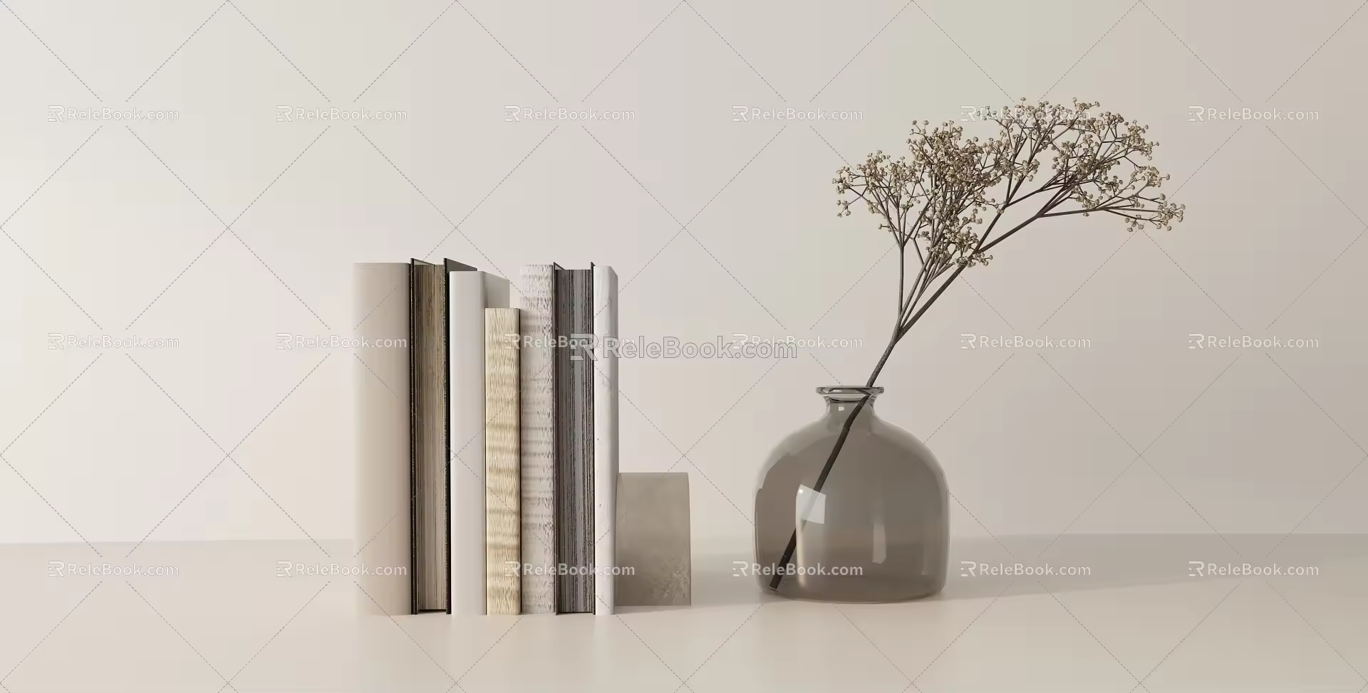 Modern ornaments combination 3d model