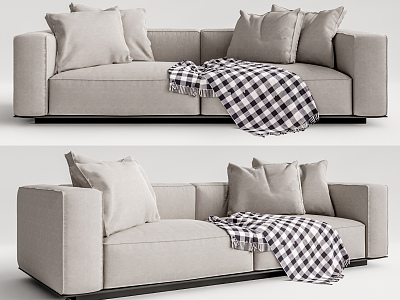 Modern double sofa model