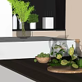Modern kettle ornaments 3d model