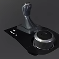 Modern gear shifter automatic transmission shifter lever low face number low model simple model game film and television level super realistic 3d model