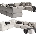 Modern Multiplayer Sofa 3d model