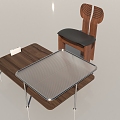 Desk Desk combination 3d model