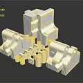 Industrial Precision Metal Hardware Tools With Various Shapes And Smooth Surface Finish