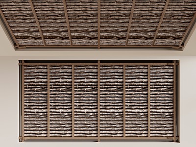 wooden ceiling model