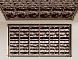 wooden ceiling 3d model