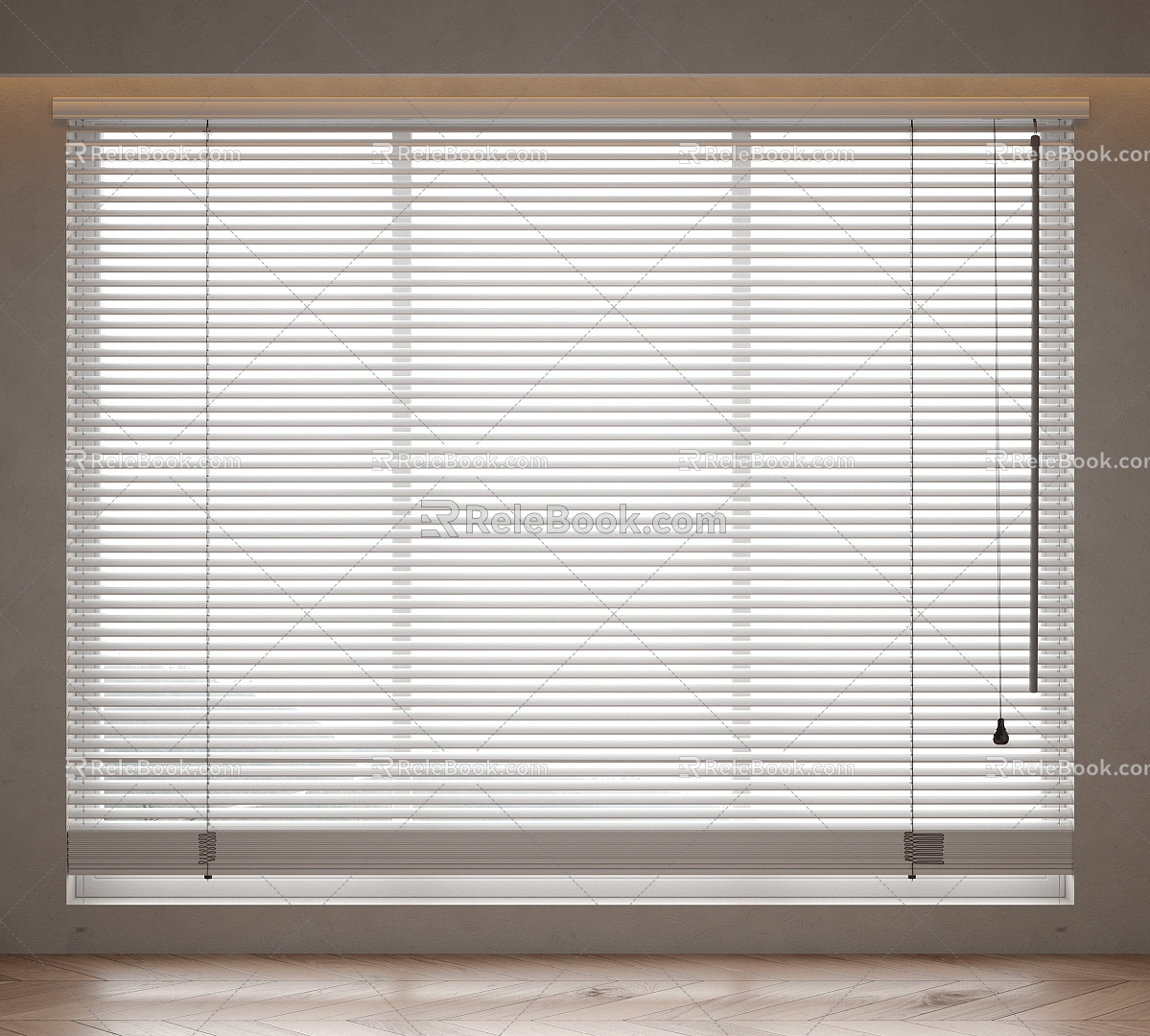 Venetian blinds Curtain Shangri-La Curtain Honeycomb Curtain Vertical Curtain Roman Curtain Cloth Curtain 3d model