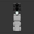 White Heavy Duty Truck With Chrome Accents And Modern Cab Design